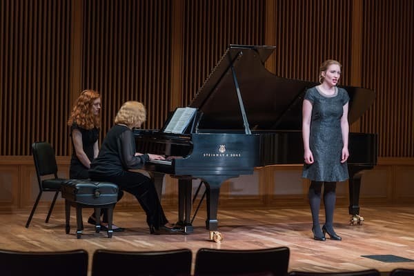 Voice Student Performing In Labar Recital Hall