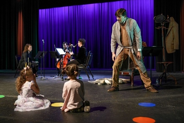 From a performance of John Liberatore’s Owl in Five Stories